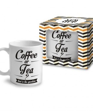 Κούπα Πορσελάνη  Coffee or Tea