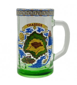 Ποτήρι Μπύρας Χρωματιστό Α' Μαίανδρος 