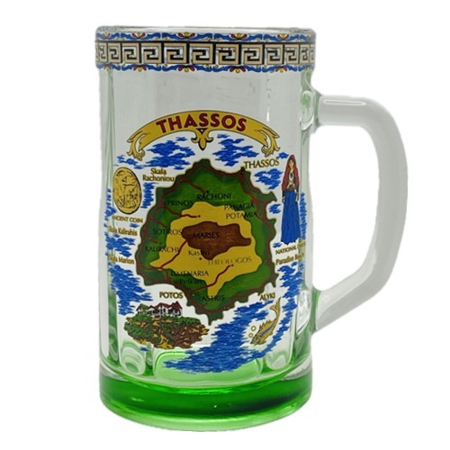 Ποτήρι Μπύρας Χρωματιστό Α' Μαίανδρος 