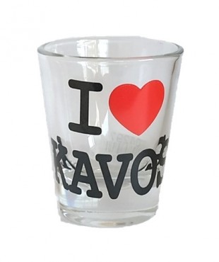 Σφηνάκι Κωνικό I LOVE KAVOS