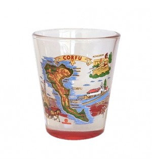 Σφηνάκι Κωνικό Χρωματιστό Κέρκυρα