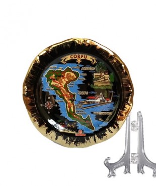 Πιάτο Μαύρο Νο 10 Κέρκυρα