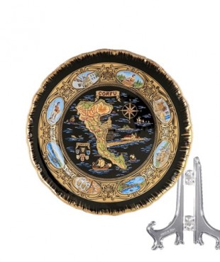 Πιάτο Μαύρο Νο 12 Κέρκυρα