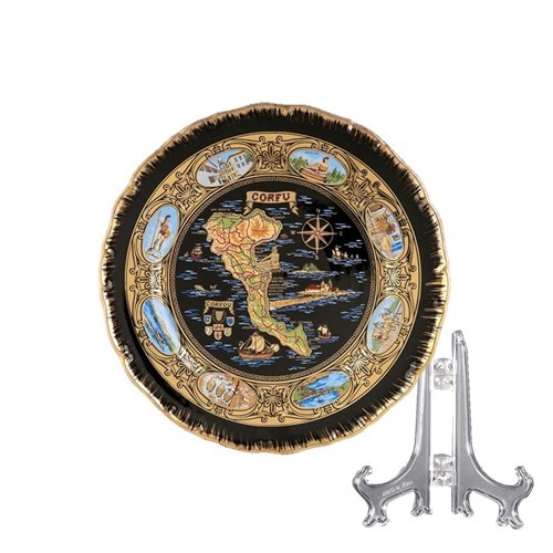 Πιάτο Μαύρο Νο 12 Κέρκυρα