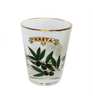 Σφηνάκι Κωνικό Χρυσή Ρίγα Ελιά Κρήτη