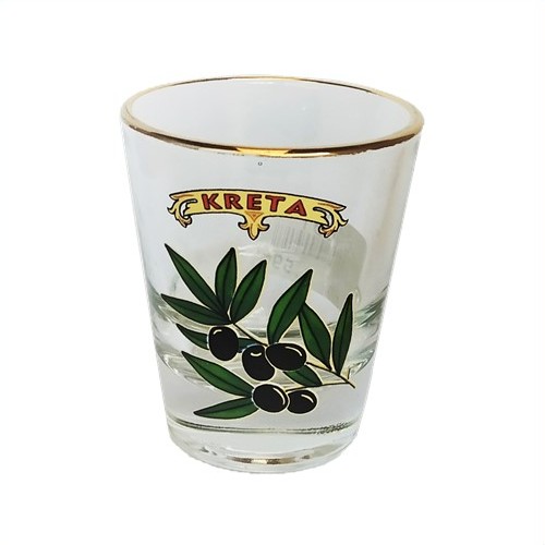 Σφηνάκι Κωνικό Χρυσή Ρίγα Ελιά Κρήτη