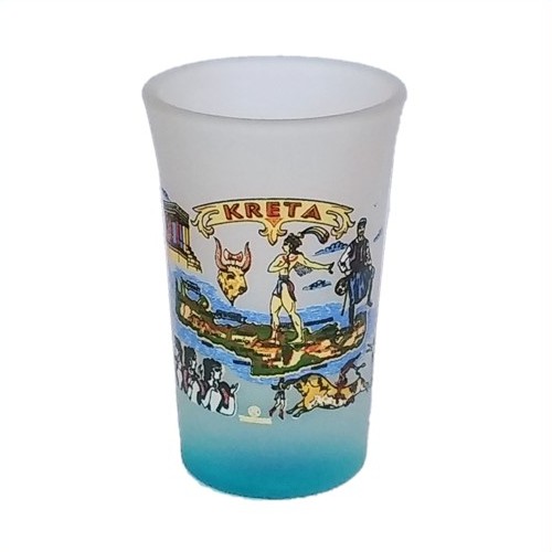 Σφηνάκι Κολωνάτο Οπάλ Χρωματιστό Κρήτη