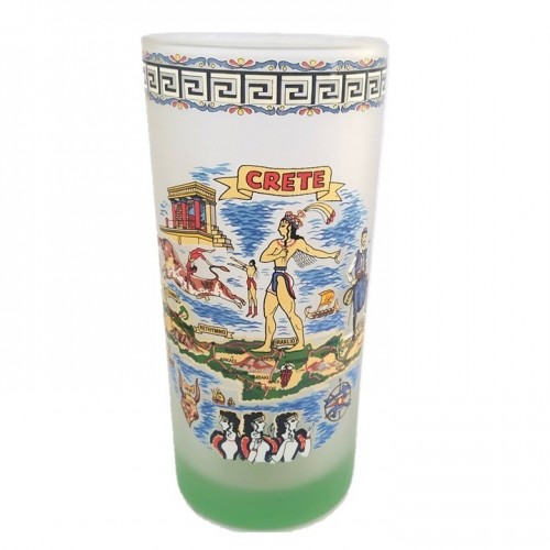 Ποτήρι Νερού  Οπάλ Χρωματιστό Κρήτη