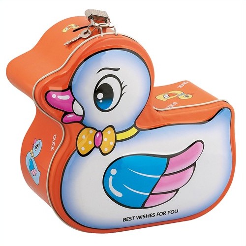 Κουμπαράς Μεταλλικός Παπάκι