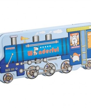 Κασετίνα Μεταλλική Τρένο