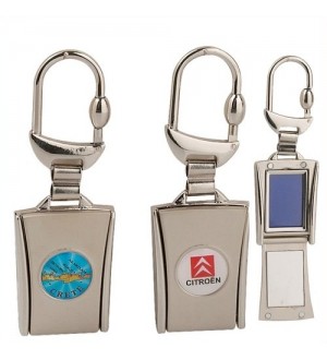 Μπρελόκ Μεταλλικό Τετράγωνο Φωτό