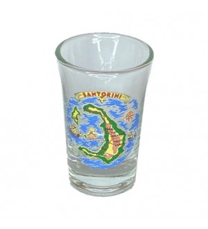 Σφηνάκι  Κολωνάτο  Γυαλί Σαντορίνη