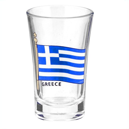 Σφηνάκι Κολωνάτο Γυαλί Σημαία