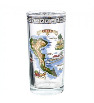 Ποτήρι Νερού Γυαλί Μαίανδρος