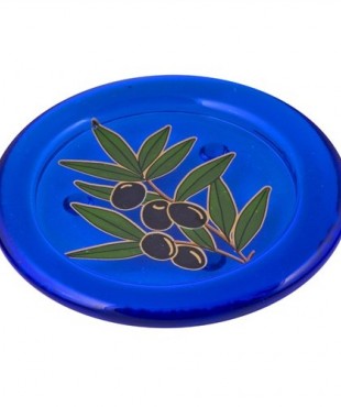 Σουβέρ Γυάλινο Ελιά