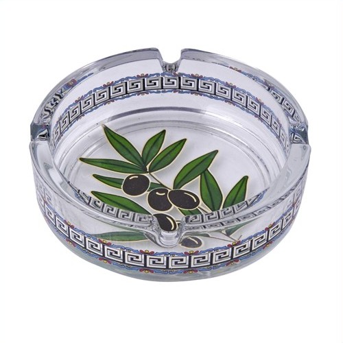 Τασάκι Γυάλινο Ελιά