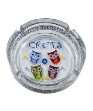 Τασάκι Γυάλινο Κουκουβάγια