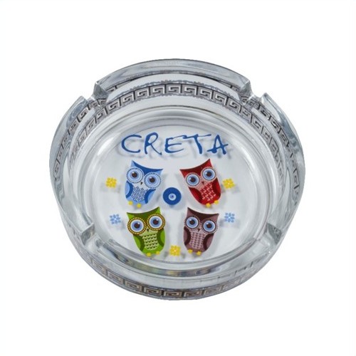 Τασάκι Γυάλινο Κουκουβάγια