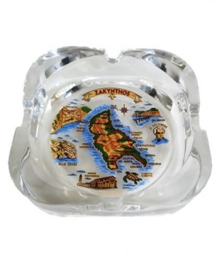 Τασάκι Γυάλινο Τετράγωνο