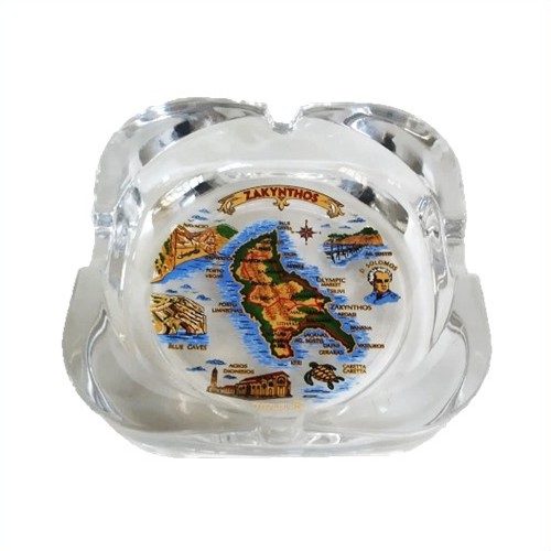 Τασάκι Γυάλινο Τετράγωνο