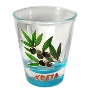 Σφηνάκι Κωνικό Χρωματιστό Ελιά