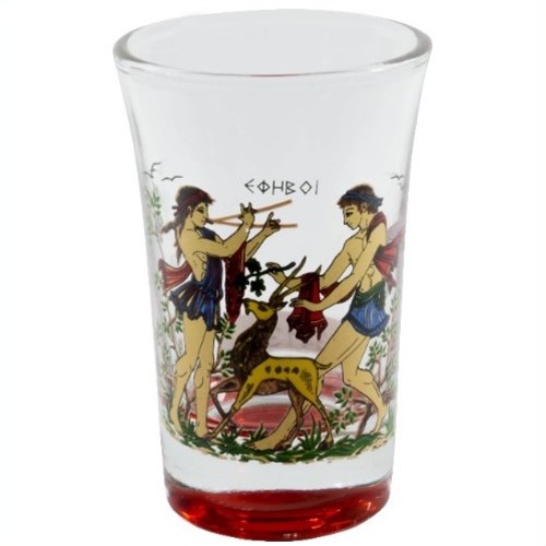 Σφηνάκι Κολωνάτο Χρωματιστό Αρχαϊκό