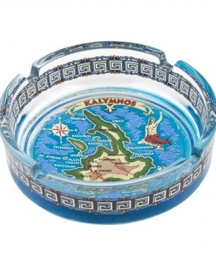 Τασάκι Γυάλινο  Χρωματιστό