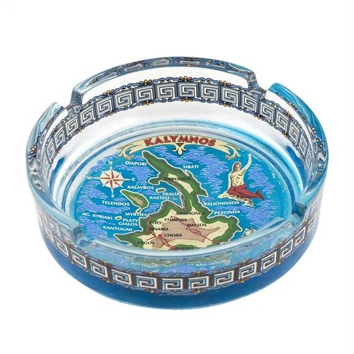 Τασάκι Γυάλινο  Χρωματιστό