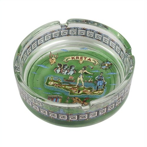 Τασάκι Γυάλινο  Χρωματιστό