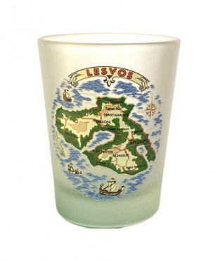 Σφηνάκι Κωνικό Οπάλ Χρωματιστό Λέσβος