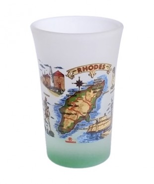 Σφηνάκι Κολωνάτο Οπάλ Χρωματιστό Ρόδος