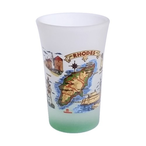 Σφηνάκι Κολωνάτο Οπάλ Χρωματιστό Ρόδος