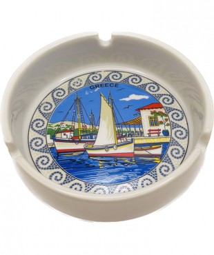 Τασάκι Κεραμικό Α' 10εκ. Νησιώτικο