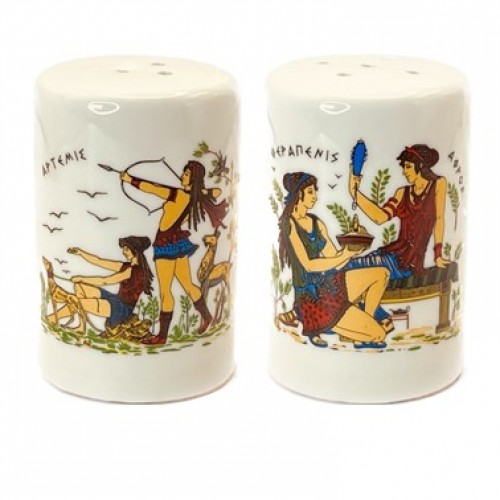 Σετ Αλατοπίπερο Κεραμικό Αρχαϊκό