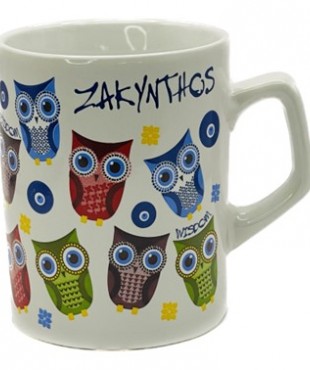 Κούπα  Ίσια  Λευκή  Κουκουβάγια