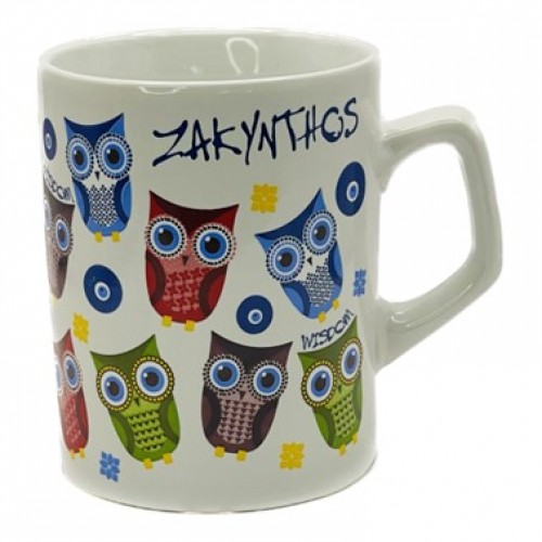 Κούπα  Ίσια  Λευκή  Κουκουβάγια