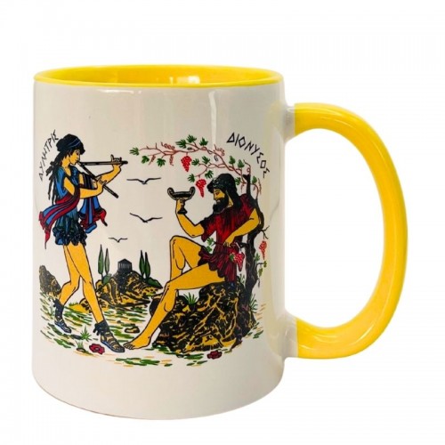 Κούπα Ίσια Χρωματιστή Α' 4 Χρώματα Αρχαϊκό