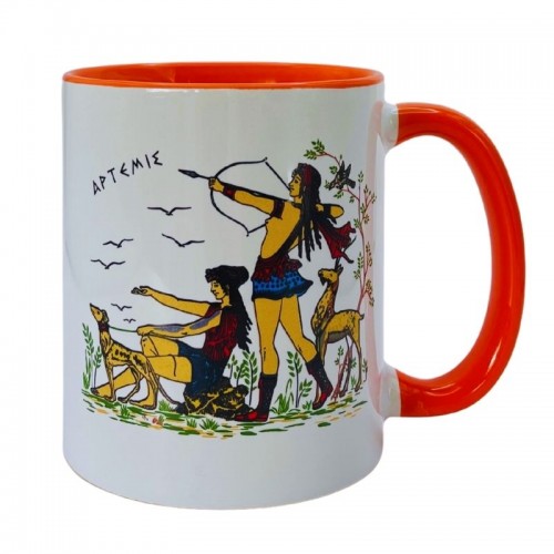 Κούπα Ίσια Χρωματιστή Α' 4 Χρώματα Αρχαϊκό