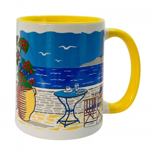 Κούπα Ίσια Χρωματιστή Α' 4 Χρώματα Νησιώτικο