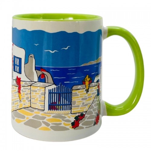 Κούπα Ίσια Χρωματιστή Α' 4 Χρώματα Νησιώτικο