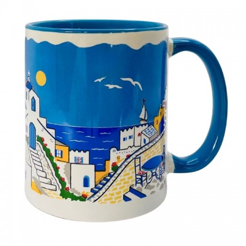 Κούπα Ίσια Χρωματιστή Α' 4 Χρώματα Νησιώτικο