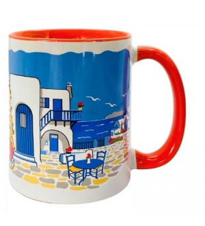 Κούπα Ίσια Χρωματιστή Α' 4 Χρώματα Νησιώτικο