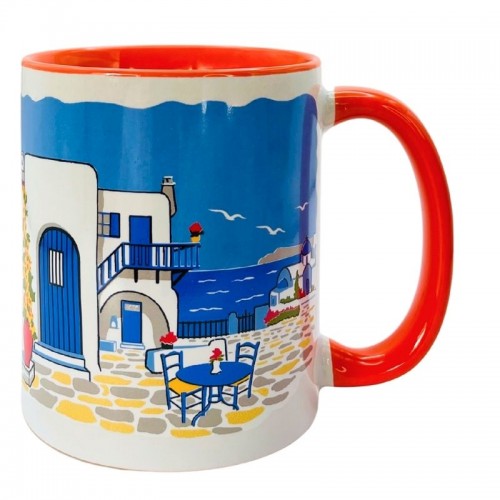 Κούπα Ίσια Χρωματιστή Α' 4 Χρώματα Νησιώτικο