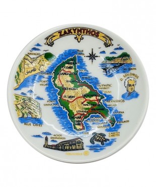 Μαγνήτης Πιατάκι Λευκό 