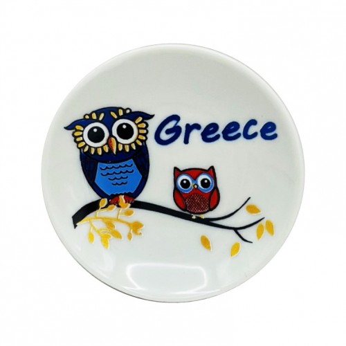 Μαγνήτης Πιατάκι Λευκό Μάτια 6 Σχέδια