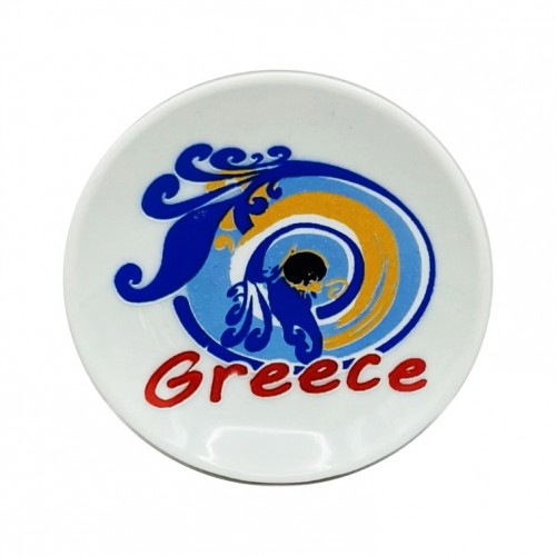 Μαγνήτης Πιατάκι Λευκό Μάτια 6 Σχέδια