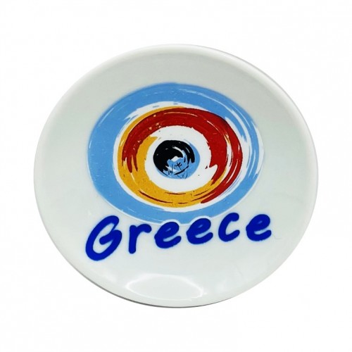 Μαγνήτης Πιατάκι Λευκό Μάτια 6 Σχέδια