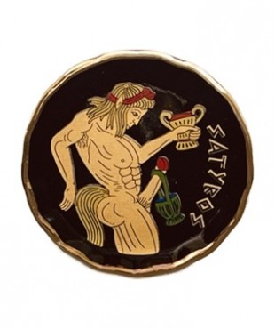 Μαγνήτης Φιστόνι Β' Μαύρο Σατυρικό