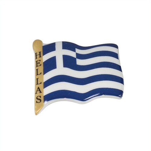 Μαγνήτης Κεραμικός  Ελληνική Σημαία
