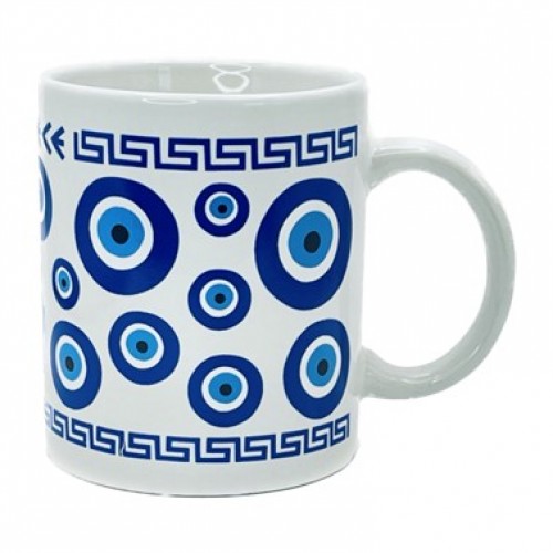 Κούπα Λευκή  Μάτια GREECE